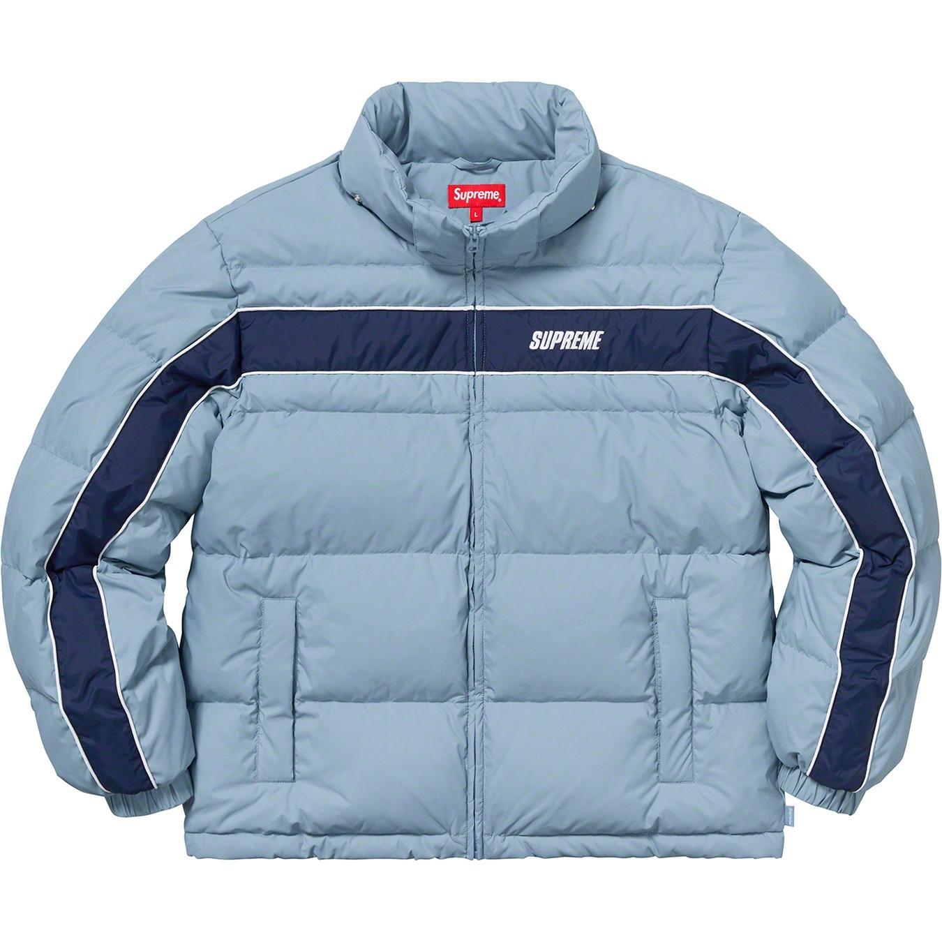 Stripe Panel Down Jacket view 13